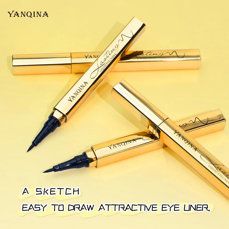 Waterproof Liquid Eyeliner - Smudge-Proof, Smear-Proof, Long-Lasting Precision Fiber Tip Design Effortlessly Creates Perfect Eyeliner Lines. Black Eyeliner Pen. Women'S Makeup. Ideal Christmas Gift