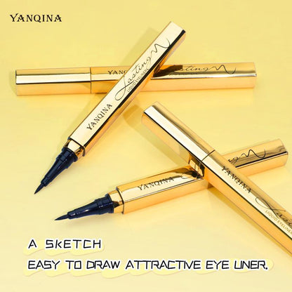 Waterproof Liquid Eyeliner - Smudge-Proof, Smear-Proof, Long-Lasting Precision Fiber Tip Design Effortlessly Creates Perfect Eyeliner Lines. Black Eyeliner Pen. Women'S Makeup. Ideal Christmas Gift