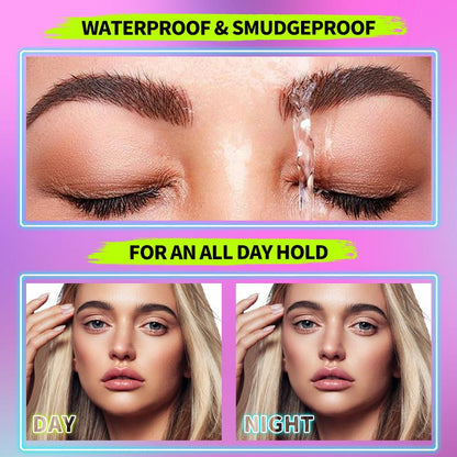 Quinnbella Brow Gel Eyebrow Tint Brow Sculpt Lift Eyebrow Styling Long Lasting Waterproof Eyebrow Soap Smudgeproof Long-Lasting Gel Liquid Stick Makeup Fluffy Tinted