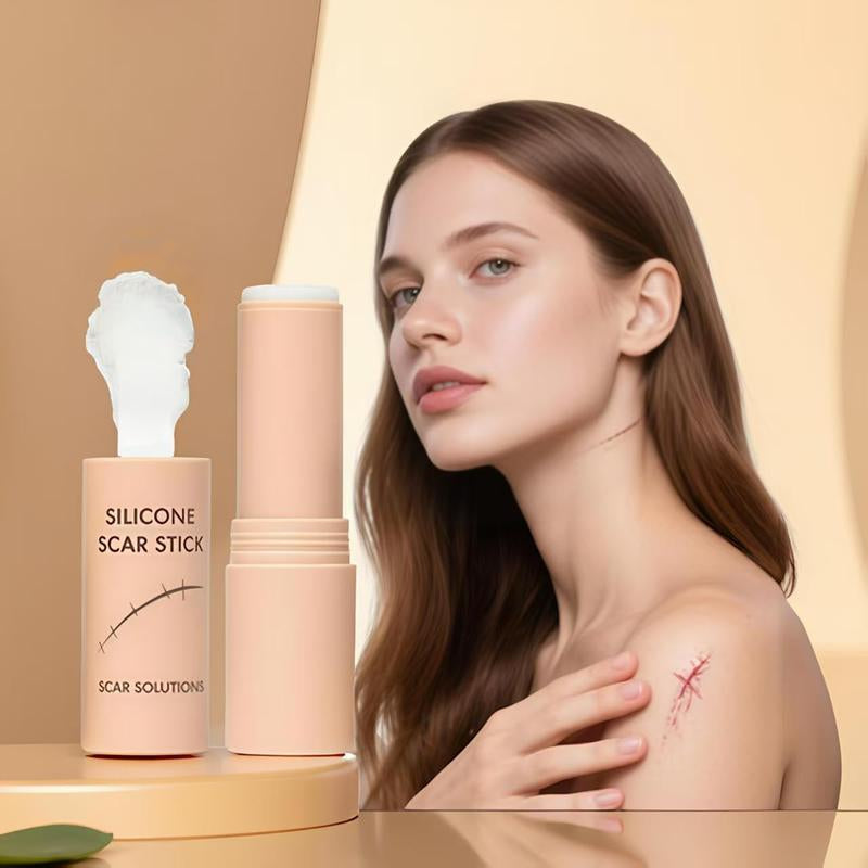 Scar Solutions Silicone Scar Stick for Face and Body 60% Soothing Moisturizing Gentle on All Skin Types Easy-To-Use Stick Design 6G