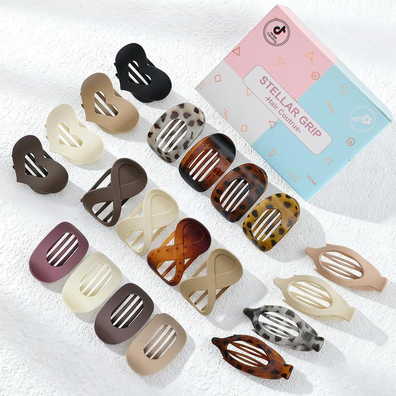 The Perfect Gift Idea- 4-Pc Duckbill Hair Clip Set in Adorable Packaging | Gentle yet Strong Hold for Her | a Thoughtful Present for Daughters, Friends & Loved Ones