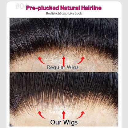 Yeswigs Pink Lace Front Wigs with Baby Hair for Black Women Human Hair Pre Plucked Straight Colored 13X4 13×6 Lace Frontal Glueless Wig 36 Inch 180% Density