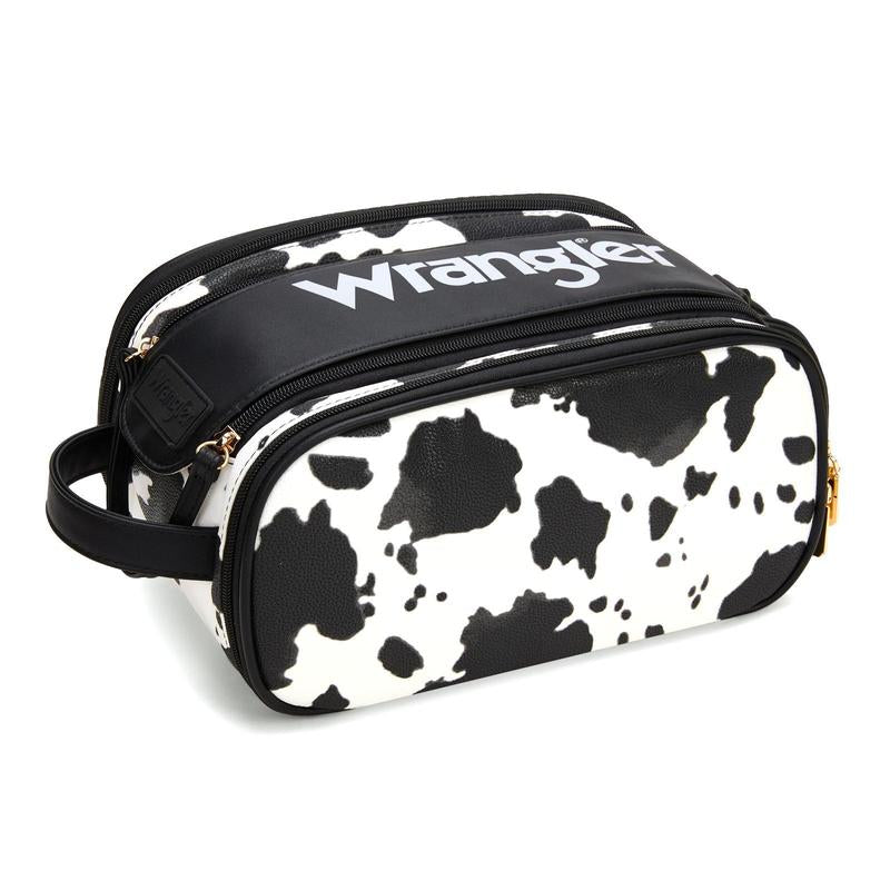 Wrangler Large Makeup Bag Travel Toiletry Bag Portable Cosmetic Bag