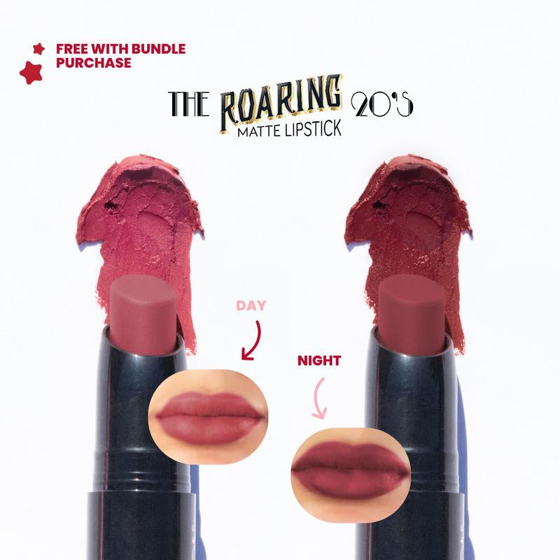 Rude Cosmetics Day-To-Night, Cool-Tone Makeup Kit Featuring the Roaring 20'S Collection