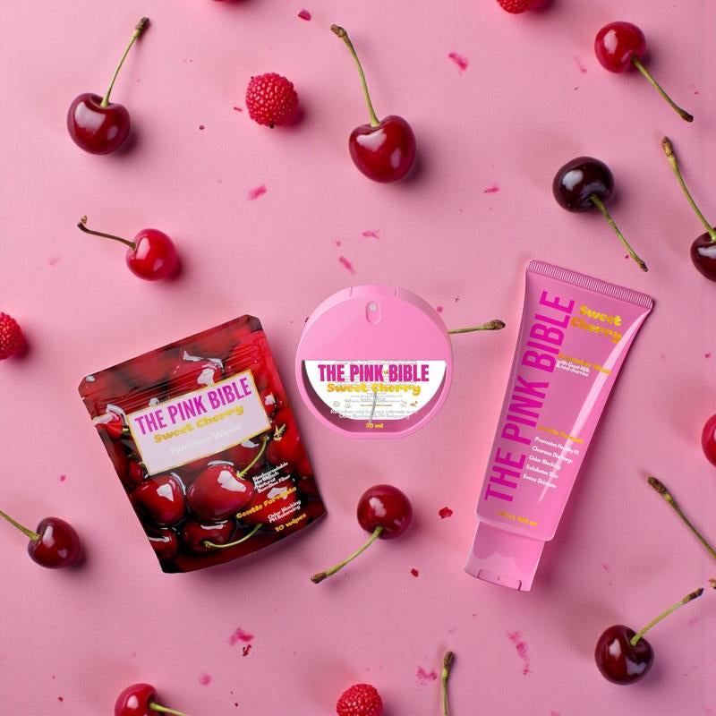 THE PINK BIBLE 3 Piece Favorites Ph Balancing Odor Blocking TRAVEL Set