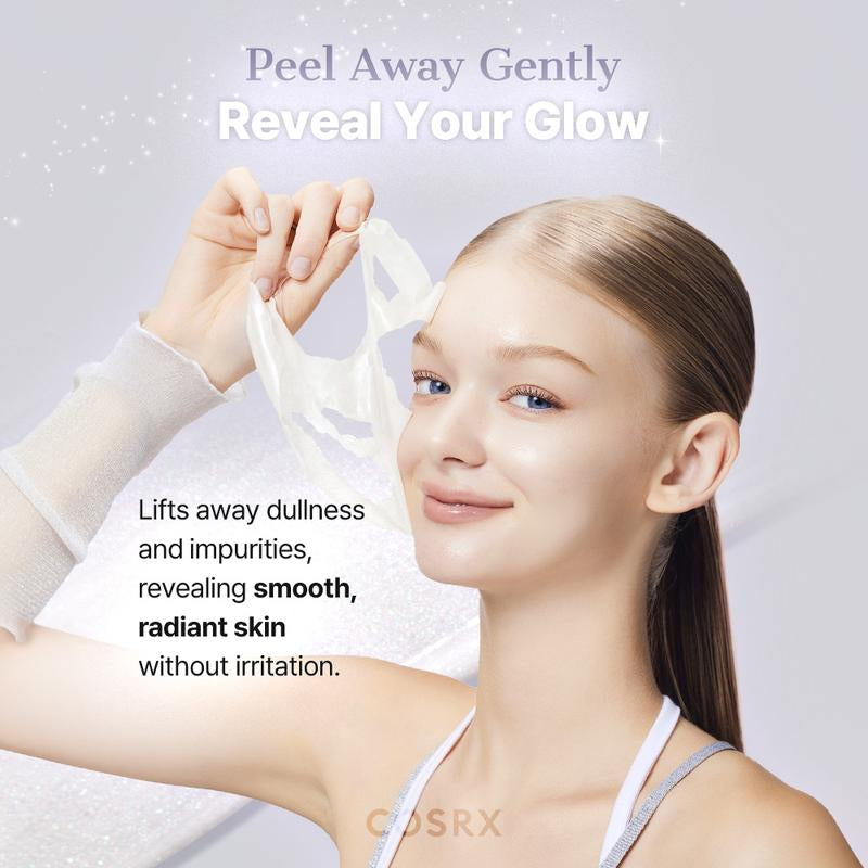 [COSRX Official] PDRN EXOSOME Skinplaning Glaze Mask (50Ml) | SILICONE BRUSH INCLUDED, COLLAGEN PEEL MASK, PDRN + EXOSOME