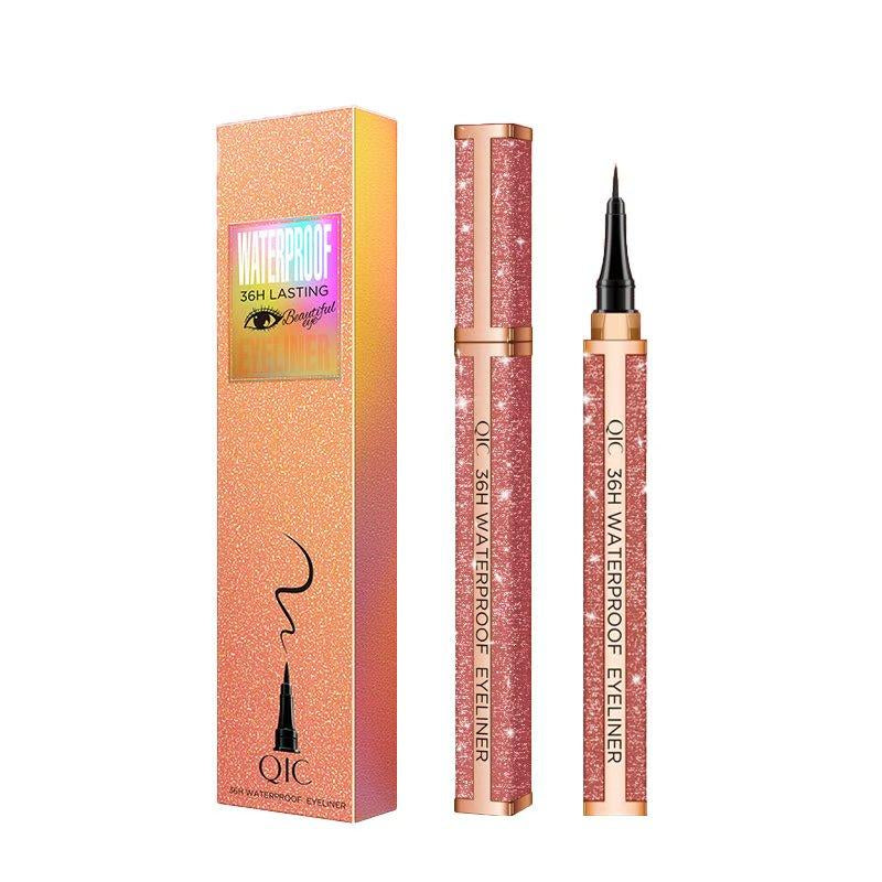Waterproof Liquid Eyeliner - Smudge-Proof, Smear-Proof, Long-Lasting Precision Fiber Tip Design Effortlessly Creates Perfect Eyeliner Lines. Black Eyeliner Pen. Women'S Makeup. Ideal Christmas Gift