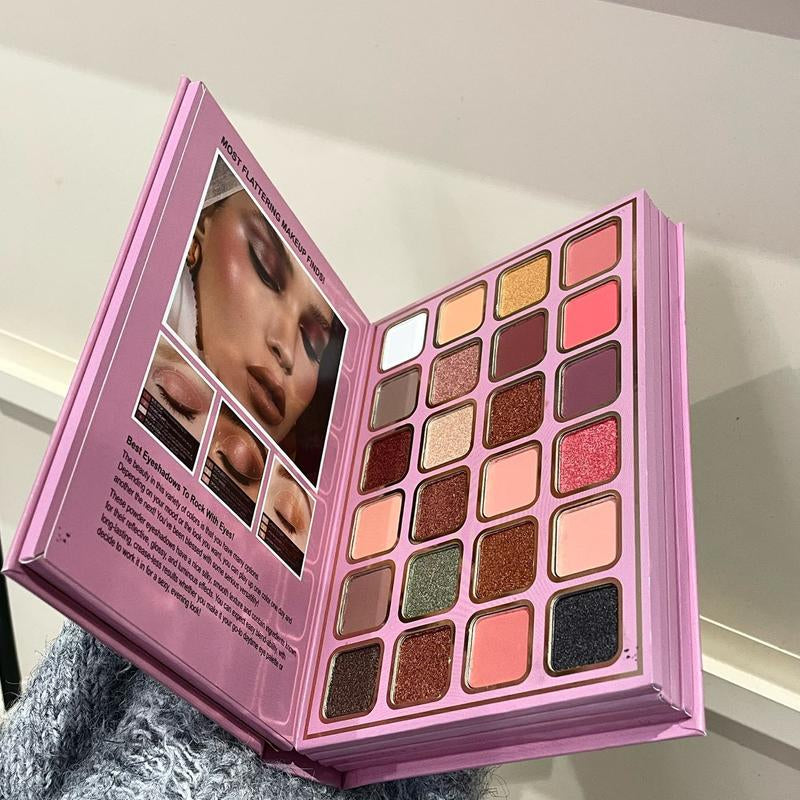 [Z]Essential for Fall & Halloween: 78-Shade All-In-One Makeup Palette with 48 Matte & Shimmer Eyeshadows, 6 Highlighters, 6 Blushes, 12 Lipsticks - Portable Foldable Book Design Full Coverage Palette