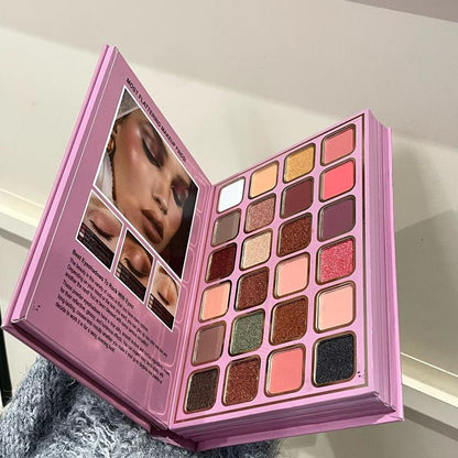 [Z]Essential for Fall & Halloween: 78-Shade All-In-One Makeup Palette with 48 Matte & Shimmer Eyeshadows, 6 Highlighters, 6 Blushes, 12 Lipsticks - Portable Foldable Book Design Full Coverage Palette