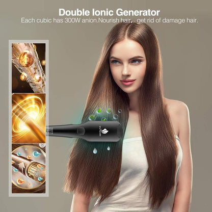 Miropure Enhanced Hair Straightener Brush with Anti-Scald Hairbrush Smooth Comfort