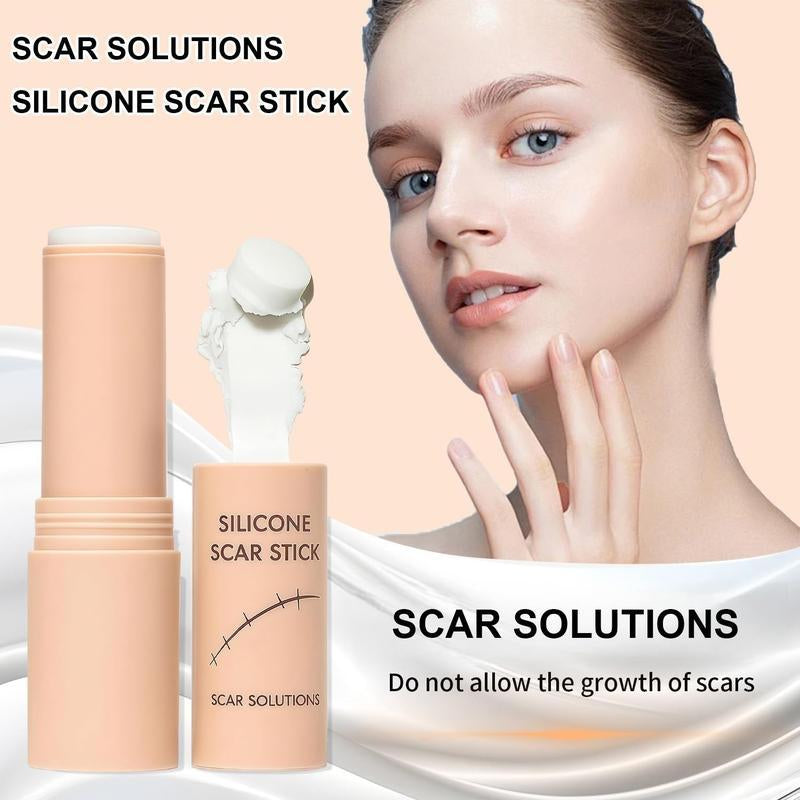 Scar Solutions Silicone Scar Stick for Face and Body 60% Soothing Moisturizing Gentle on All Skin Types Easy-To-Use Stick Design 6G