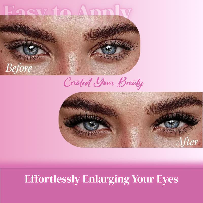 Natural Look Eyelashes 640Pcs DIY Lash Clusters, 30D–50D Volume 9–16Mm Mixed Length C Curl Natural Lashes, Easy to Apply & Beginner Friendly