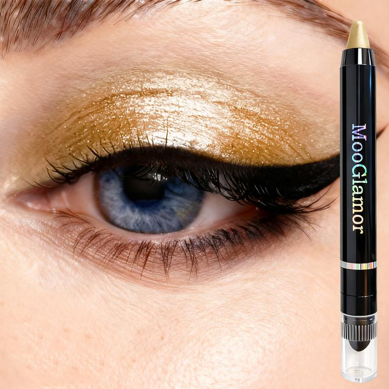 6Pcs Matte Mooglamor Eyeshadow Pencil Stick Long Lasting Makeup Waterproof Sweatproof Eye Shadow Stick Ow Cream Easy to Apply Suitable for Beginners Cosmetic