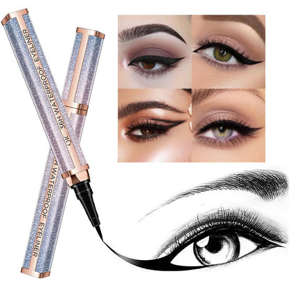Waterproof Liquid Eyeliner - Smudge-Proof, Smear-Proof, Long-Lasting Precision Fiber Tip Design Effortlessly Creates Perfect Eyeliner Lines. Black Eyeliner Pen. Women'S Makeup. Ideal Christmas Gift