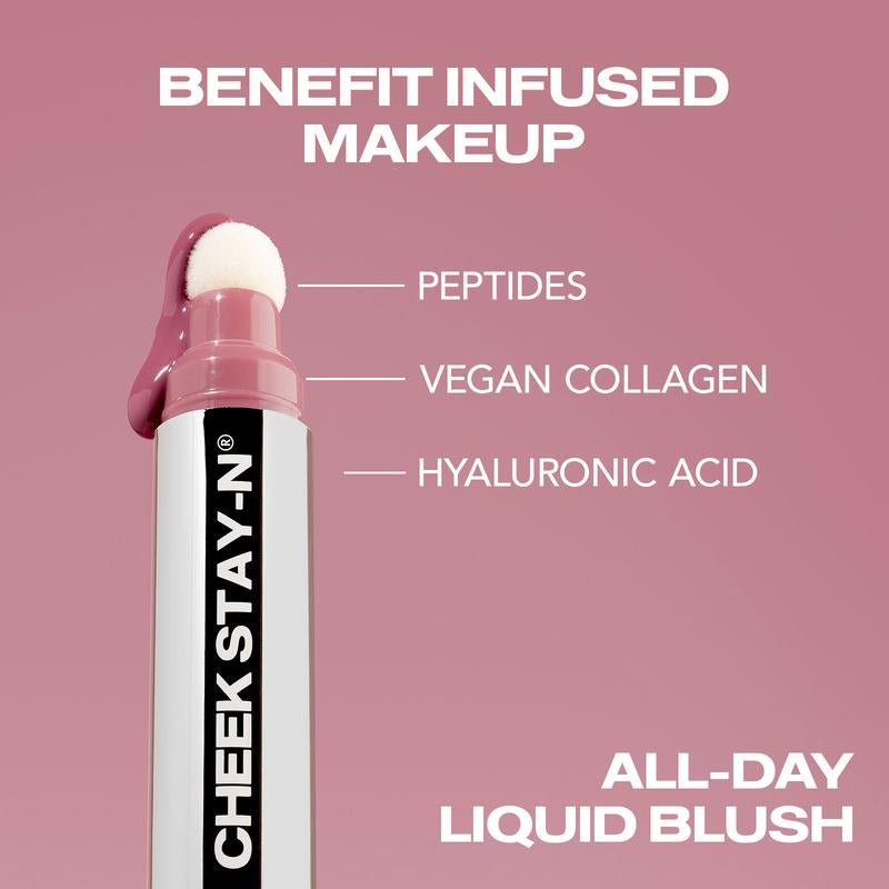 Sculpt & Blush DUO: Contour & Cheek STAY-N DUO, All-Day Wear, Buildable Pigment, Precise Applicator