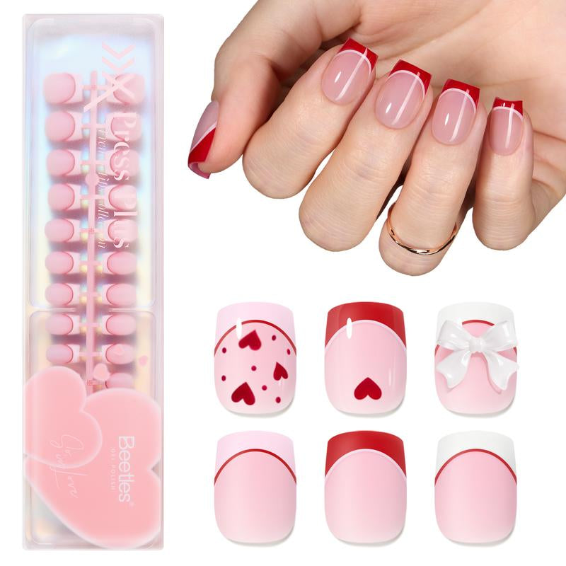 【Ideal Gift】Beetles HEARTBEAT Gel Nail Polish Nail Art DIY Manicure Kit, Best Gift Choice for Women and Girls Cutics