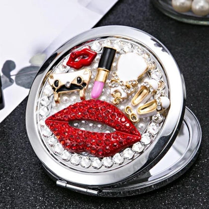Mini Mirror Makeup Compact Cosmetic Full