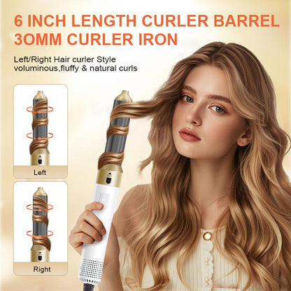 5-In-1 Hair Styler with Rotating Hair Dryer Brush, Multistyler Set for Women - Effortless Styling for Curly Hair