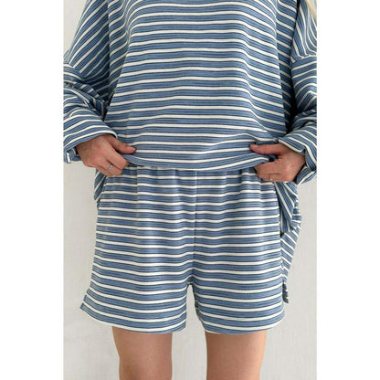 Roxanne Ultra Soft Striped Shorts