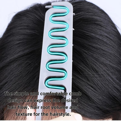 1Pc Puff Texture Styling Comb Natural Curl Perm Tool Root Volume Cover Hair Gap Beauty Brush, Hair Care Accessory, Easy Use