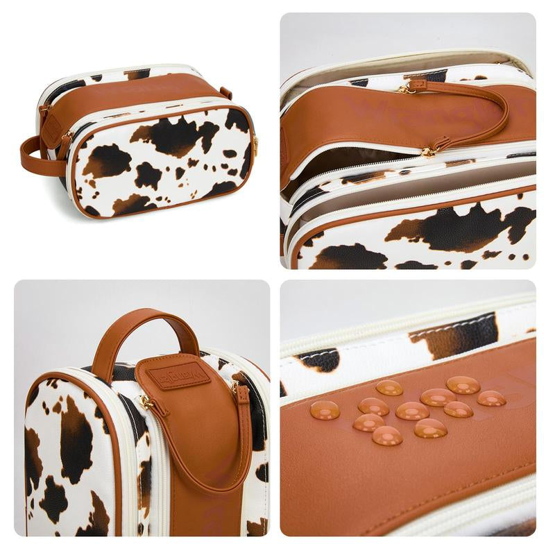 Wrangler Large Makeup Bag Travel Toiletry Bag Portable Cosmetic Bag