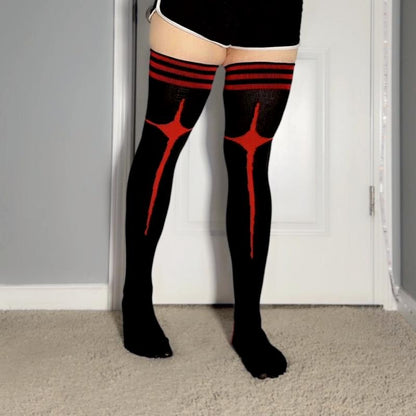 +Size Star Thigh Highs Women/Men Extra Long Soft