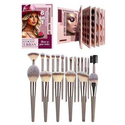 91Colors Professional Eyeshadow Palette - Diverse Shades, Smooth Texture, Elevate Your Eye Makeup Game for Any Occasion, Versatile Use, 6 in 1 Palette