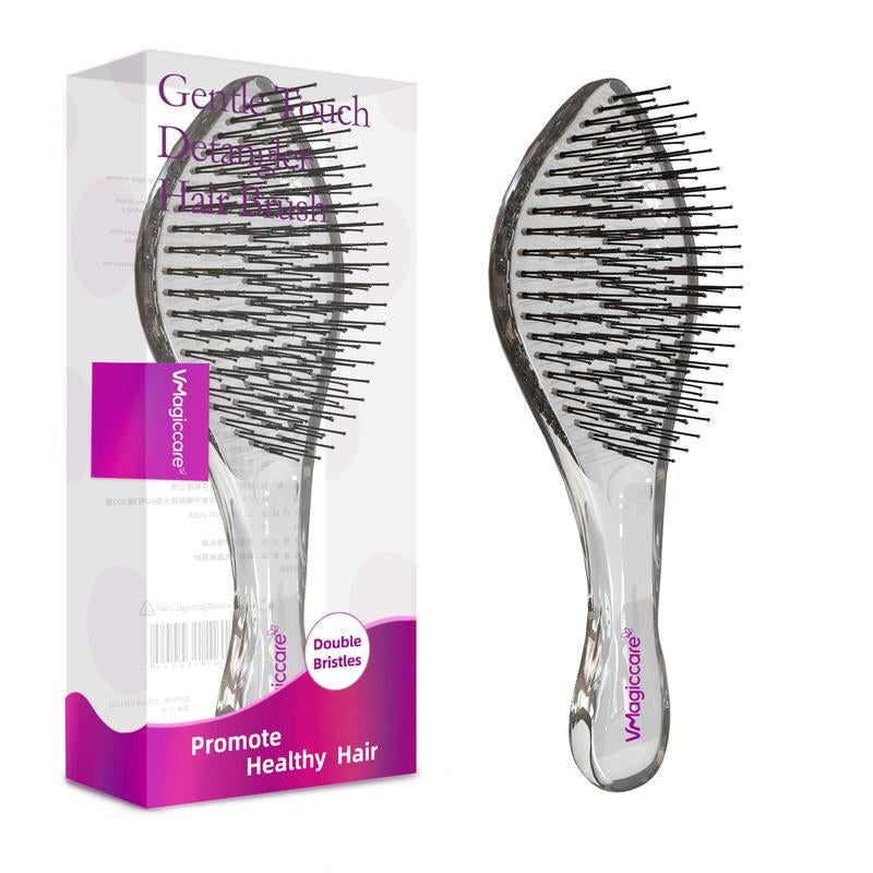 Christmas Must-Have-Vmagic Detangling Brush High-Quality Scalp Comb for Women Girls Men & Boys Use in Wet and Dry Hair Dual-Level Teeth for Effortless Detangling Long Lasting