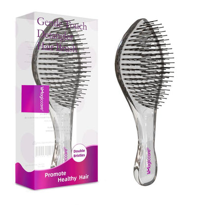 Christmas Must-Have-Vmagic Detangling Brush High-Quality Scalp Comb for Women Girls Men & Boys Use in Wet and Dry Hair Dual-Level Teeth for Effortless Detangling Long Lasting