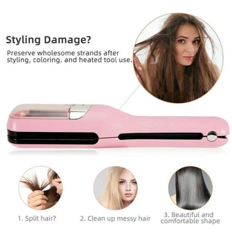 Automatic Electric Hair Clipper with Type-C Fast Recharge – Professional Split End Trimmer and Multifunctional Hair Styling Tool for Smooth, Strengthened, Healthy-Looking Hair