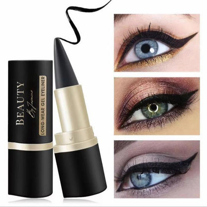 Eyeliner Gel Liner with Precise Tip for Bold Defined Eyes Black Smudgeproof Long-Lasting Makeup