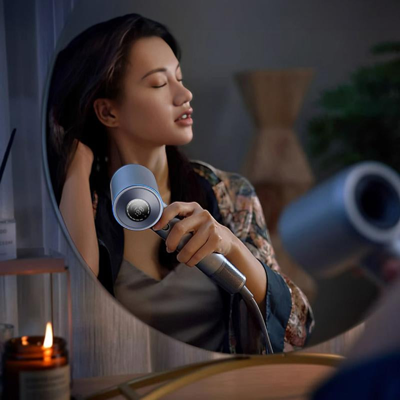 FOCHIER F High-Speed Ionic Hair Dryer, 200 Million Negative Ions, 110,000 RPM Brushless Motor, 1400W Fast Blow Dryer, Low Noise, Magnetic Nozzles