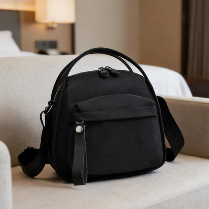 WDX Lightweight Quilted Tote Bag,Black Oxford Fabric Handbag Women’S Bag 2026 New Style Handheld Crossbody Commuter Bag ,Everyday Purse,Women'S Elegant Solid Color Shoulder Bag, Fashionable Zipper Crossbody Bag for Daily Used,