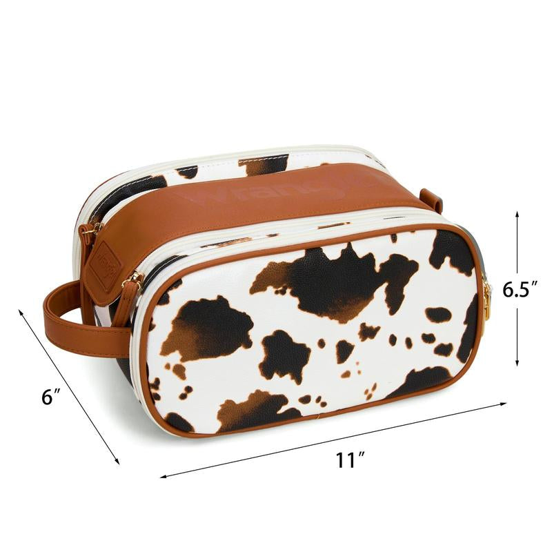 Wrangler Large Makeup Bag Travel Toiletry Bag Portable Cosmetic Bag