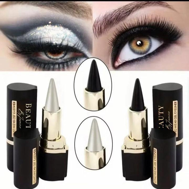 Eyeliner Gel Liner with Precise Tip for Bold Defined Eyes Black Smudgeproof Long-Lasting Makeup