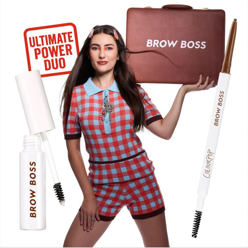 Colourpop Brow Boss Duo – Waterproof Brow Pencil + 24HR Clear Brow Gel | Tiktok Shop Exclusive