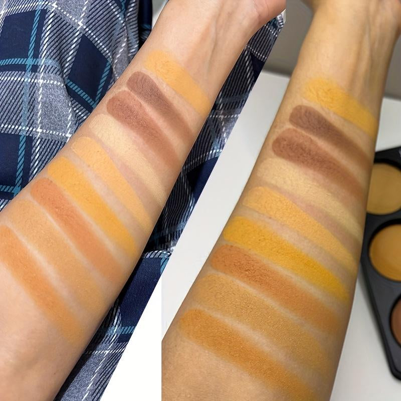 9 Tone Contour & Concealer Palette for Medium & Deep Tones - Natural 3D Makeup Effect, Matte Finish, Waterproof, Sweat Proof, Oil Control, Foundation & Eye Shadow Urbane Bronze