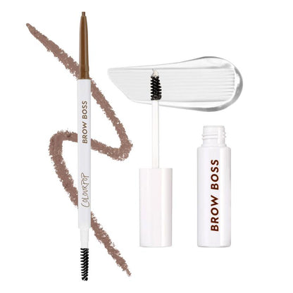 Colourpop Brow Boss Duo – Waterproof Brow Pencil + 24HR Clear Brow Gel | Tiktok Shop Exclusive