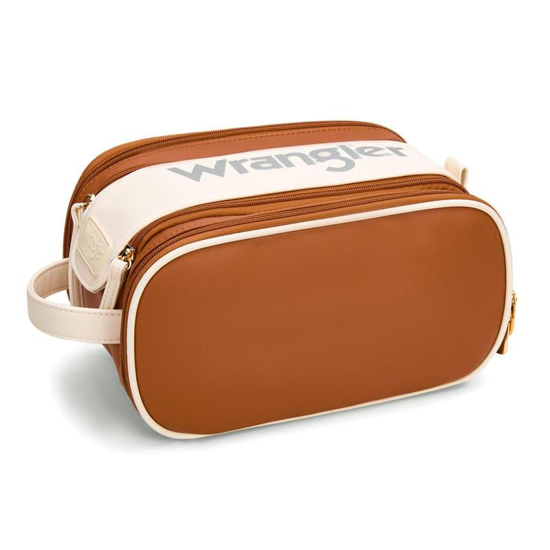 Wrangler Large Makeup Bag Travel Toiletry Bag Portable Cosmetic Bag