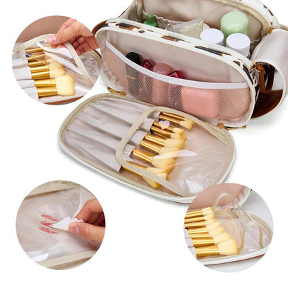 Wrangler Large Makeup Bag Travel Toiletry Bag Portable Cosmetic Bag