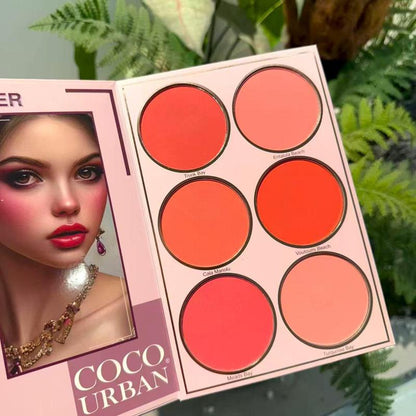 91Colors Professional Eyeshadow Palette - Diverse Shades, Smooth Texture, Elevate Your Eye Makeup Game for Any Occasion, Versatile Use, 6 in 1 Palette