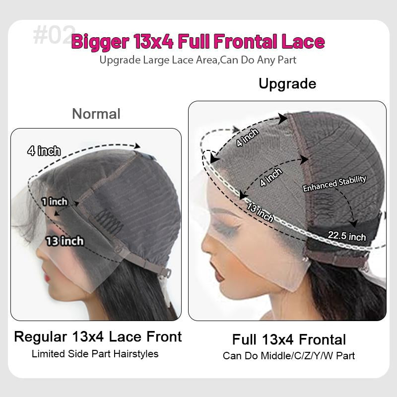 Yeswigs Pink Lace Front Wigs with Baby Hair for Black Women Human Hair Pre Plucked Straight Colored 13X4 13×6 Lace Frontal Glueless Wig 36 Inch 180% Density