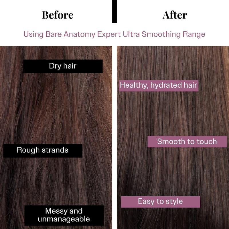 Bare Anatomy Ultra Smoothing Hair Trio – Shampoo, Mask & Serum