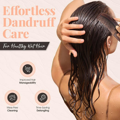 Scalp Sweep Dandruff Removal Massage Comb for Greasy Scalp Promotes Blood Circulations Removes Oil Dandruff Enhances Hair Shine