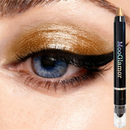 6Pcs Matte Mooglamor Eyeshadow Pencil Stick Long Lasting Makeup Waterproof Sweatproof Eye Shadow Stick Ow Cream Easy to Apply Suitable for Beginners Cosmetic