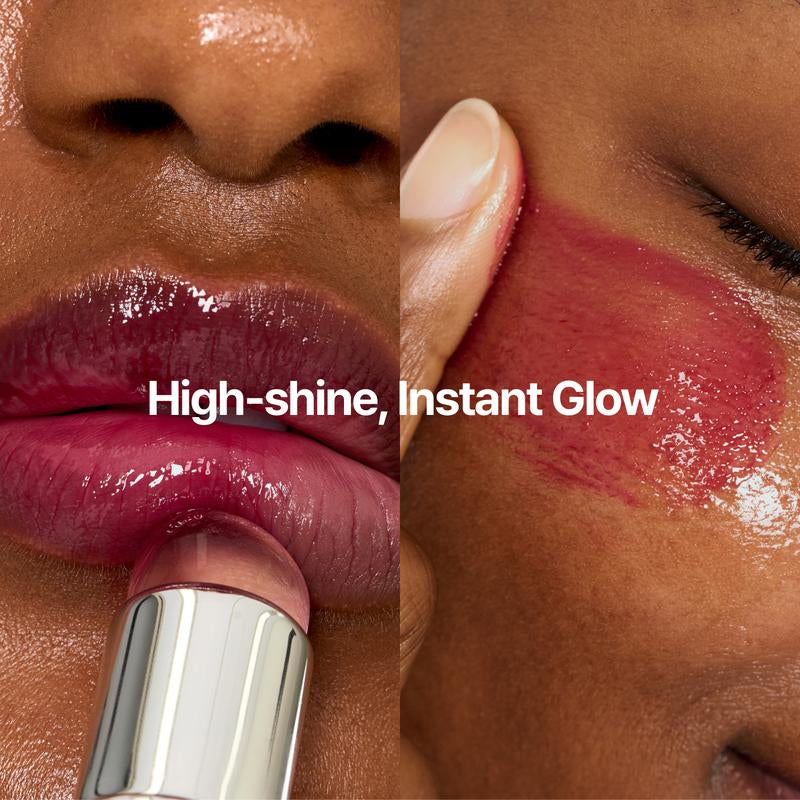 Fwee - Lip&Cheek Glowy Jelly Pot 0.14Oz | MULTI-USE TINTED JELLY BALM, SOFT DEWY GLOW