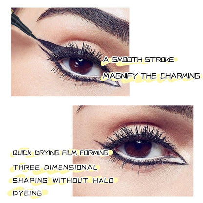 Waterproof Liquid Eyeliner - Smudge-Proof, Smear-Proof, Long-Lasting Precision Fiber Tip Design Effortlessly Creates Perfect Eyeliner Lines. Black Eyeliner Pen. Women'S Makeup. Ideal Christmas Gift